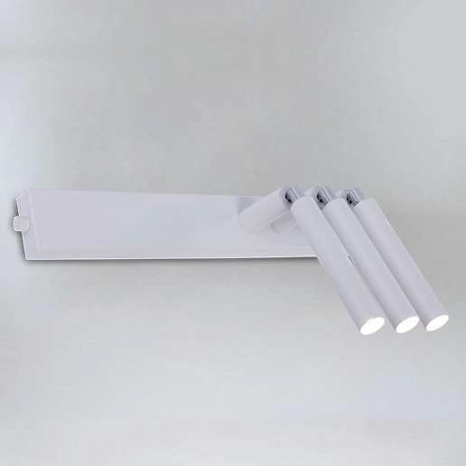 Kinkiet LAMPA ścienna ALHA E 9348 Shilo metalowa OPRAWA listwa reflektorki tuby białe