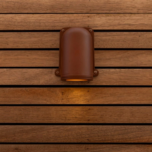 Zewnętrzna lampa ścienna ANCOR 5115001445 rustykalna IP54 rdzawa