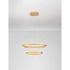 Podwójna lampa wisząca DONTERIO LE45399 LED 69W 3000K ringi złote