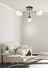 Klasyczna lampa sufitowa Simpli 33-63847 biała chrom