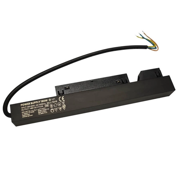 Magnetyczny zasilacz do szynoprzewodów EKZAS7103 150W 48V czarny