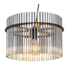 Loftowa lampa wisząca GORLEY 15698H ze szkła przydymiona czarna