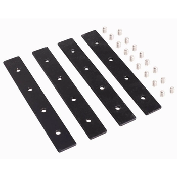 Łączenie kątownika wpuszczanego z szyną wpuszczaną Magnetic MA0013 czarne