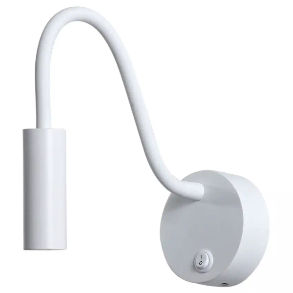 Minimalistyczny kinkiet ścienny 22050 LED 3W 3000K do czytania biały