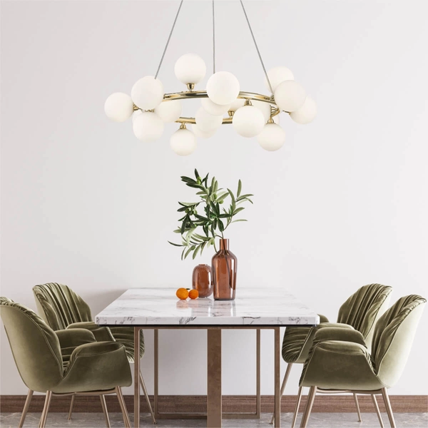 Kulista lampa wisząca Bobo P0462-20C-F7AA Zumaline balls złota