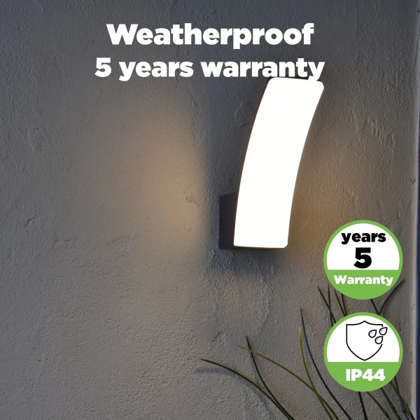 Kinkiet ścienny zewnętrzny KILO 5203901335 LED 11,5W 3000K IP44 szary