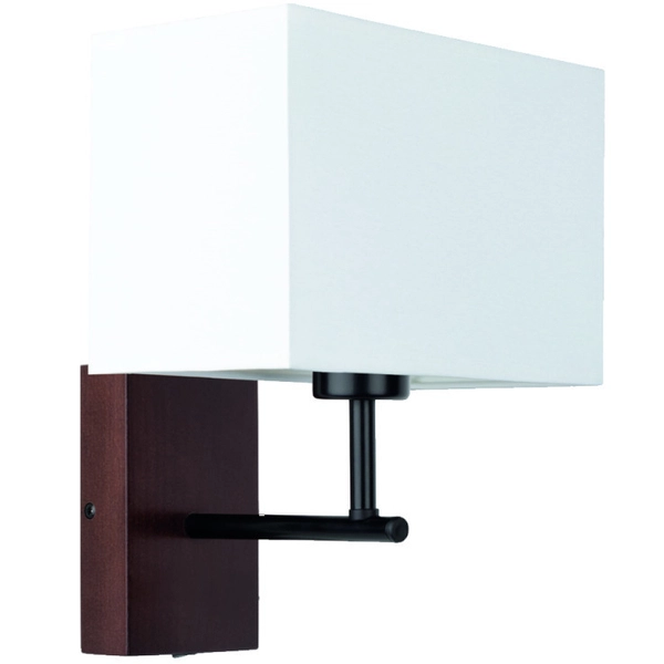 Lampa ścienna SONAR 5723976 prostokątna abażurowa loft szara