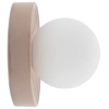 Kulista lampa ścienna CLAY 11746 szklana ceramiczna biała szara