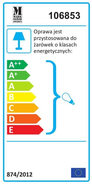 Kinkiet LAMPA ścienna LARRY 106970 Markslojd metalowa OPRAWA kopuła mosiądz czarna