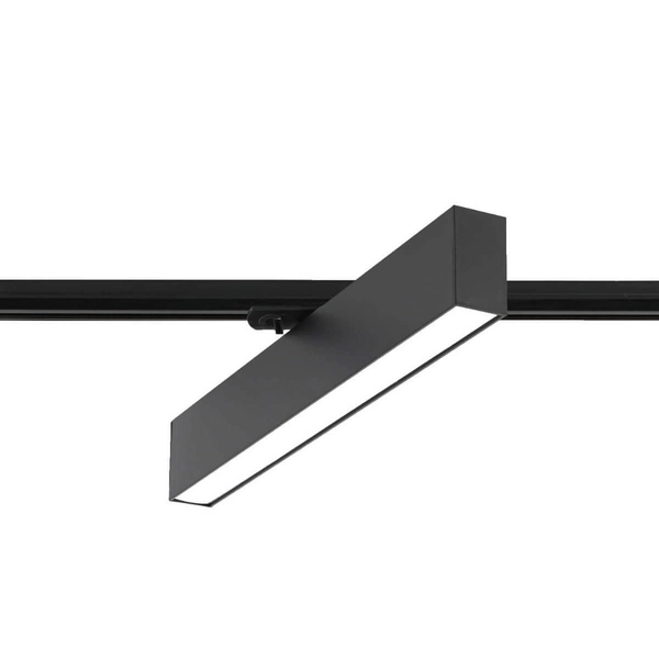 Lampa sufitowa MOON LP-559/4 R-1F BK Light Prestige LED 12W 4000K prostokątna oprawa do 1-fazowego systemu szynowego czarna