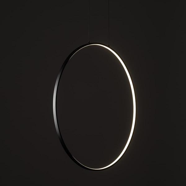 Lampa wisząca do salonu ring Circolo 10810 Nowodvorski LED 18W 3000K czarna