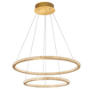 Wisząca LAMPA modernistyczna MONTE LE41691 Luces Exclusivas okrąga OPRAWA metalowy ZWIS glamour LED 56W 2926K pierścień ring