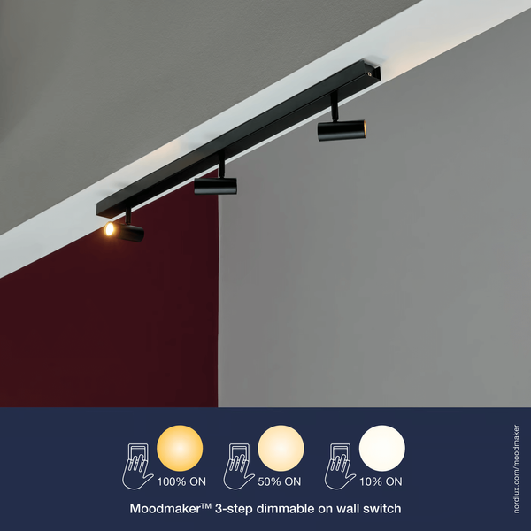 Reflektorowa lampa sufitowa OMARI 2112193003 LED 36W 2700K regulacja czarny