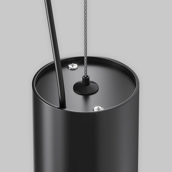 Minimalistyczna lampa wisząca Efir P089PL-15W3K-B LED 15W 3000K czarny