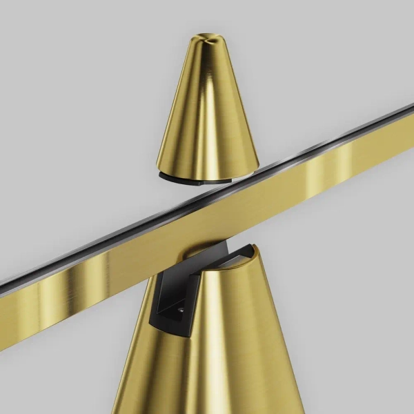 Lampa szynowa magnetyczna Keila TR146-1-5W2.7K-BS-DE LED 5W 2700K mosiądz