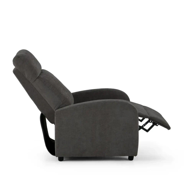 Fotel wypoczynkowy RELAX PREMIUM ciemnoszary KH1501100394 tkaninowy
