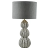 Nocna lampka tkaninowa Lorelai LOR4239 tuba do sypialni szary
