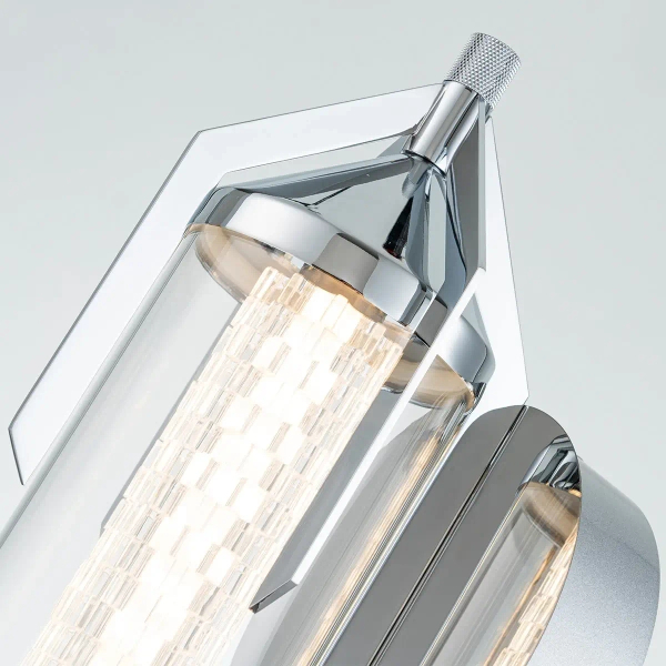 Kinkiet tuba Espada QN-ESPADA-1W-PC LED 18W 3000K IP44 do łazienki srebrny