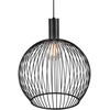 Wisząca lampa industrialna Aver 84263003 druciana kula czarny