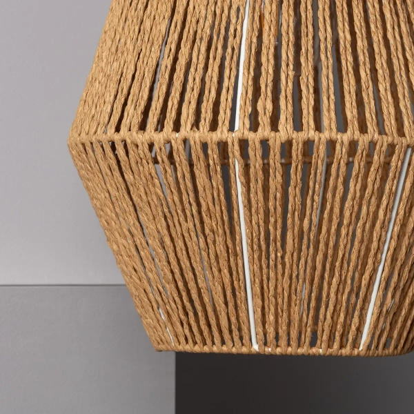 Pleciona lampa zweszana Boho ABR-LW12-BH-E27 Abruzzo brązowa