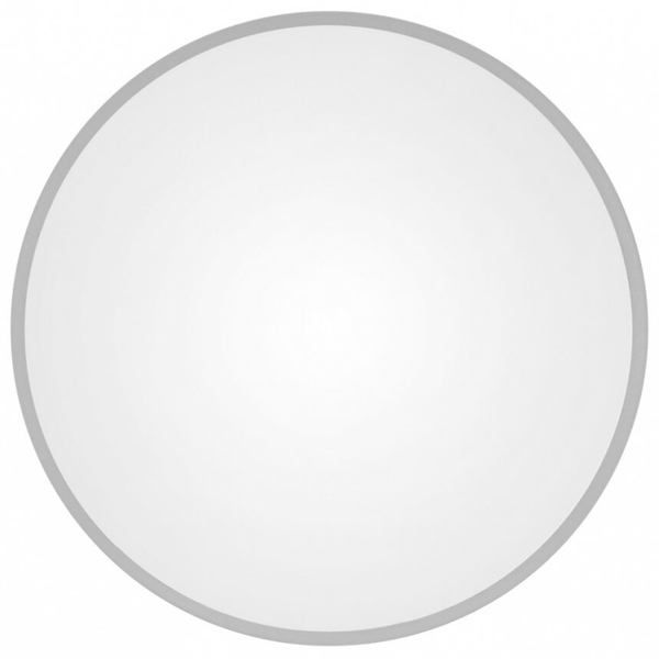 Szara lampa przysufitowa 137623692313 okrągła do salonu