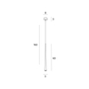 Minimalistyczna lampa wisząca Coffee LED 7W 3000K do salonu złota