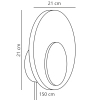 Ledowa lampa ścienna MARSI 2312351009 LED 7W 3000K beżowa