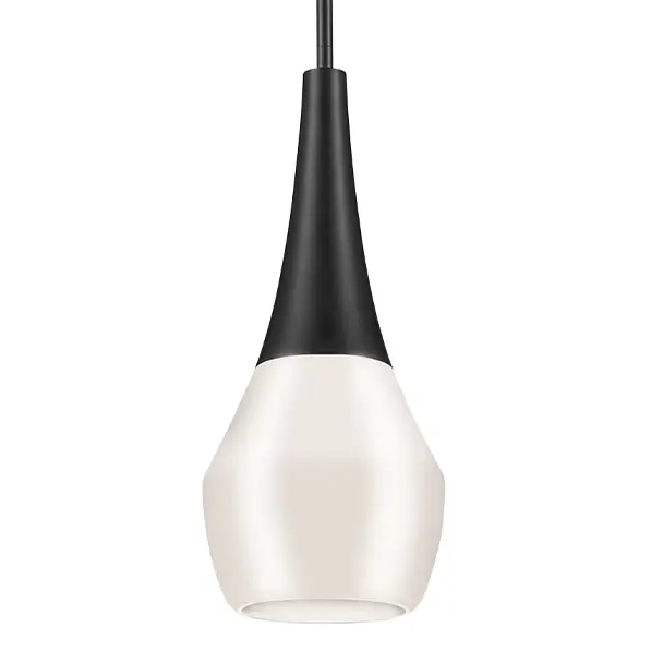 Wisząca lampa Deela KL-DEELA-P-BK nad wyspę kuchenną czarna biała