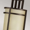 LAMPA ścienna Fusion FE-FUSION1 Elstead FEISS półokrągła OPRAWA metalowy kinkiet brąz biały