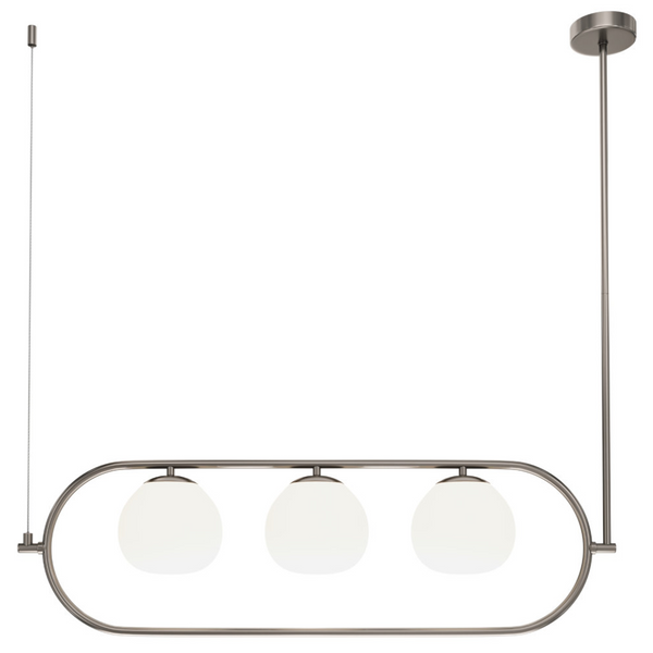 Metalowa lampa wisząca Erich MOD221PL-03N kule chrom