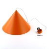 Trójkątna lampa salonowa CONO 10088 wisząca pomarańczowy