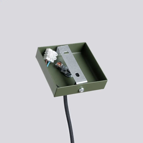 Lampa wisząca ryflowana PASTELO SL.1518 tubka podłużna oliwkowa