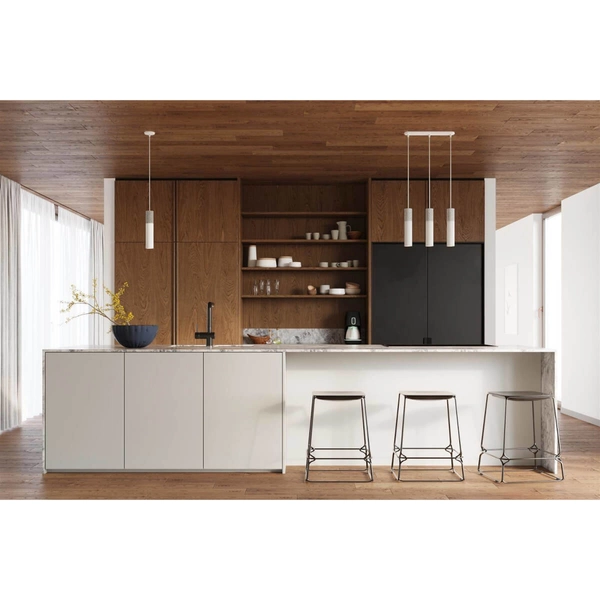 Nowoczesna lampa wisząca SL.1080 kaskada tuby szare białe