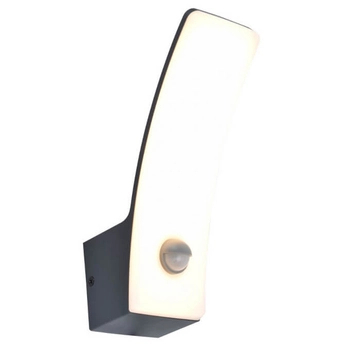 Elewacyjna lampa z czujnikiem KILO 5203902335 LED 11,5W 3000K IP44 szara