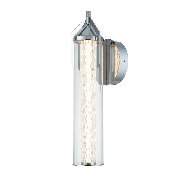 Kinkiet tuba Espada QN-ESPADA-1W-PC LED 18W 3000K IP44 do łazienki srebrny