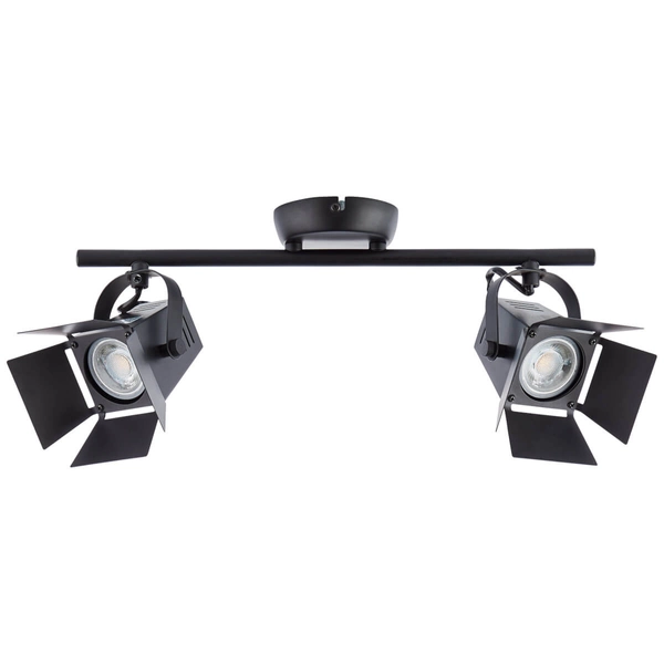 Metalowa lampa sufitowa Movie G08913/76 filmowe reflektory czarne matowe