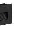 Elewacyjna lampa wpust NORVEZO LE75323 LED 3W 3000K IP65 biała czarna