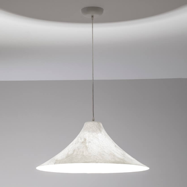 Jedwabna lampa wisząca CHANCAY LE44599 do sypialni biały
