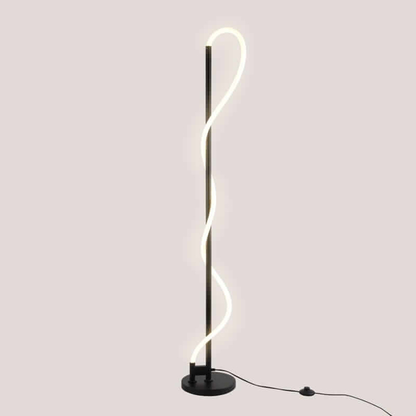 Nowoczesna lampa podłogowa Spirali ABR-EOS-C-30W LED 30W 3000K czarny