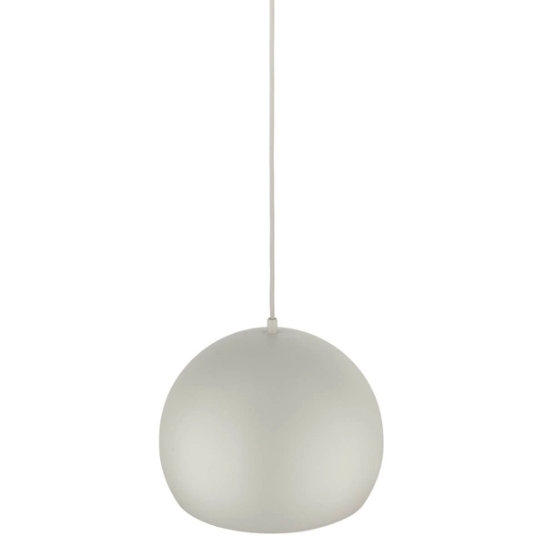 Wisząca lampa nad stół Zoe 10173 do kuchni kopuła półokrąg beżowa