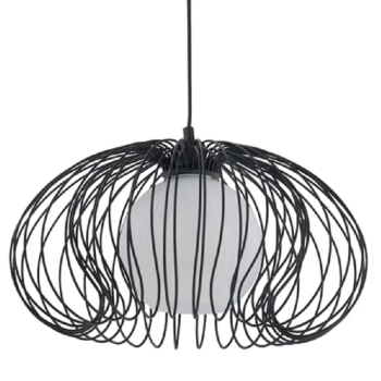 Loftowa wisząca lampa do sypialni MERSEY 5296 druciana czarna
