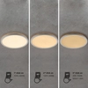 Okrągły plafon OJA 2015026133 LED 14,5W 3000-4000K IP54 chrom