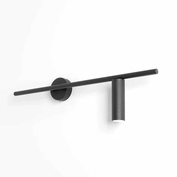 Loftowy kinkiet gabinetowy Trevo 1104C1_2 przyścienna czarna