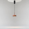 Okrągła lampa wisząca El MOD041PL-L15TR3K LED 12W 3000K pomarańczowa