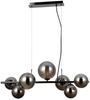 Szklana wisząca lampa Canello PND-406007-7A-BCR czarna