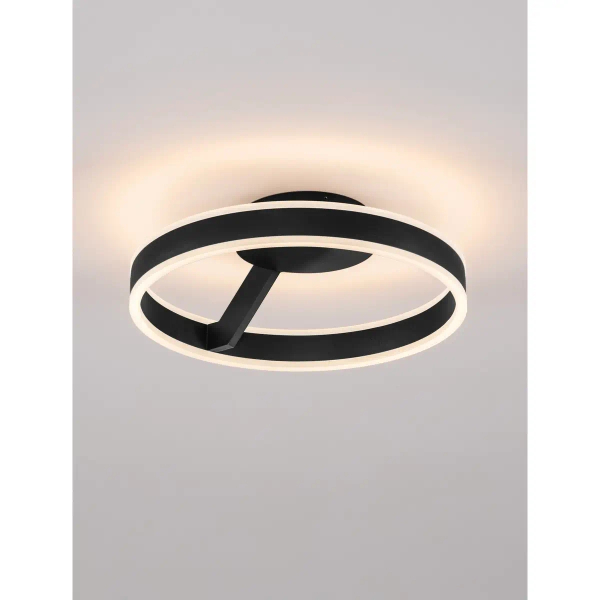 Pierścieniowa sufitowa lampa SOLVIRA LE45493 LED 28W 2700-4000K czarny