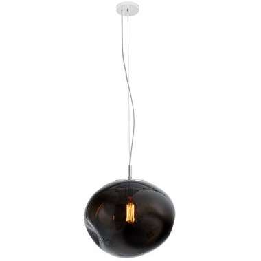LAMPA wisząca AVIA L 10423108 Kaspa szklana OPRAWA zwis grafitowy