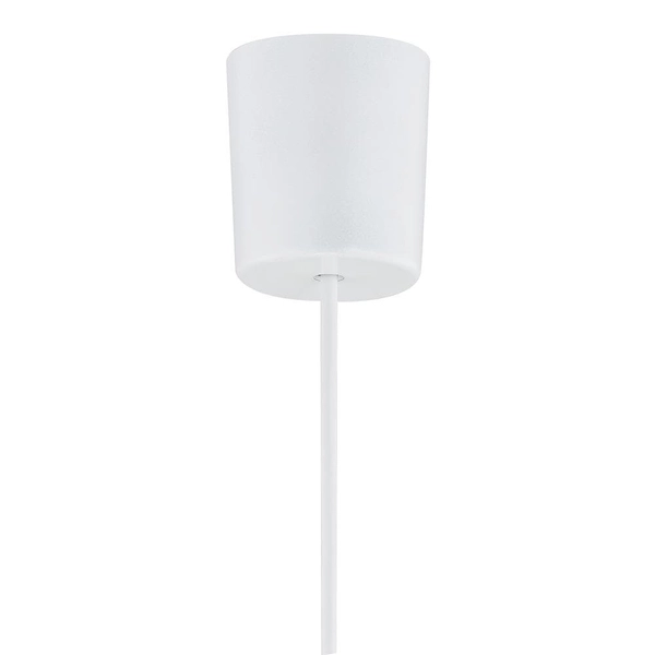 Okrągła lampa wisząca do sypialni Rondo 3466 TK Lighting tkanina cappuccino