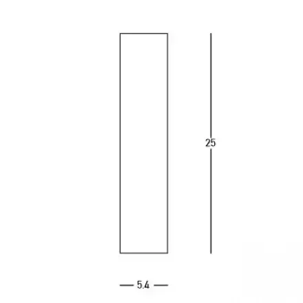 Nowoczesna sufitowa lampa 23221 tubka nad blat do kuchni czarny