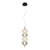 Lampa zawieszana Testa PND-84938-4V-BK LED 16W 3000K kule transparentna